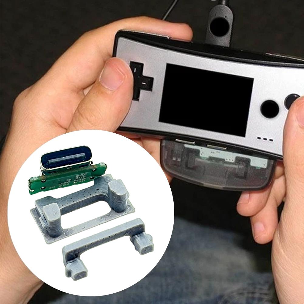 For 3DS/3DSXL/NEW3DS/NEW3DSXL Game Consoles Change The Charging Port To USB Type-C Charging Socket