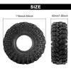 Injora King Trekker 1.9" All Terrain Tires For 110 Rc Crawler (118*42Mm) (S5)