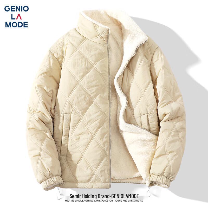 

Men s Winter Plush Lined Padded Jacket XL