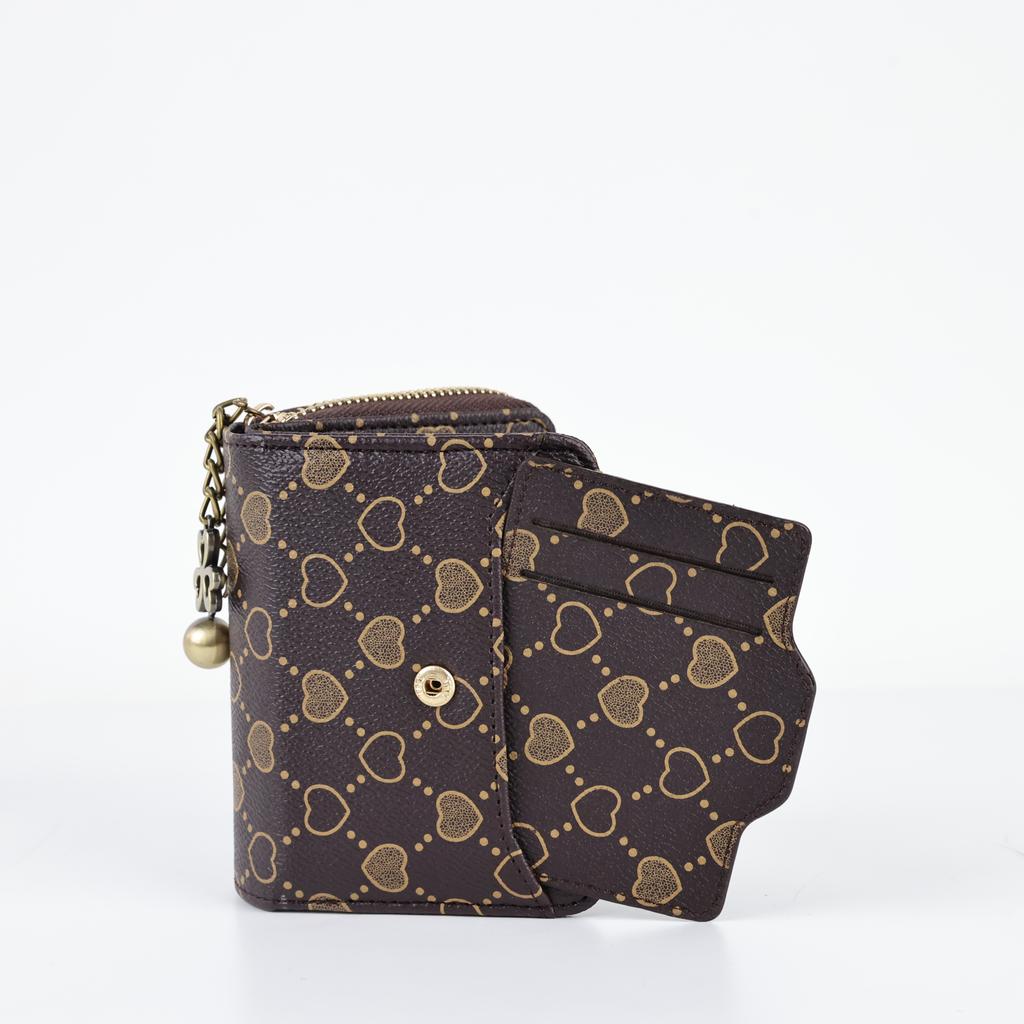 Mini Bag Personality Simple Men and Women Short Wallet Retro Style Zipper Coin Purse Multifunctional Driver's License Wallet