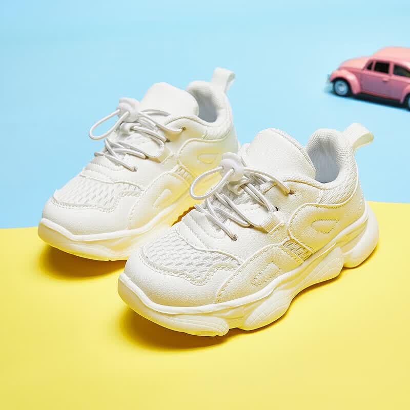 Warrior Kids Mesh White Sports Shoes 26