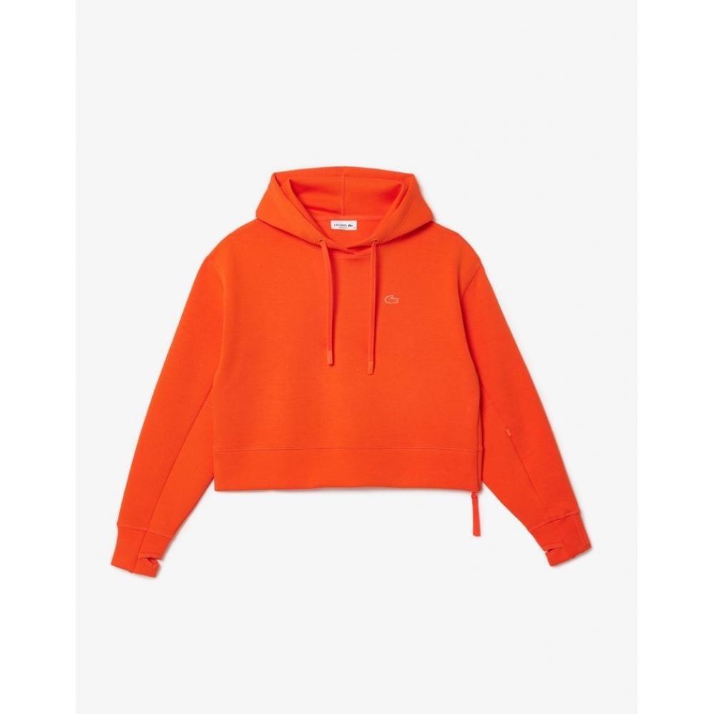 LacoSte Women S Active Double Face Hooded SweatShirt Sf0281 54n P40