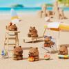 Capybara Doll Toys Micro Particle Building Blocks Educational Toys DIY Cute Cartoon Figure For Kids Birthday Gifts