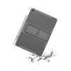 Transparente TPU-Rückseite mit Ständer für iPad 10.2 2021 2020 2019 (iPad 9. 8. 7. Generation) Stifthalter-Hülle 4 Stoßfeste Airbags