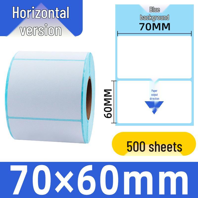 Durable 100x100 Self-Adhesive Thermal Label Paper for Supermarket Barcodes & Express Waybills