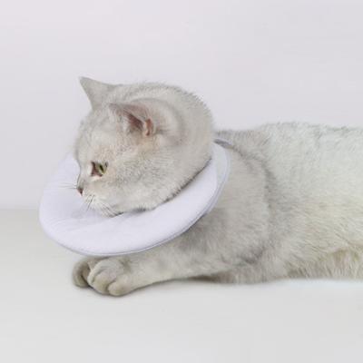 Yousheng Cat Cone Collar Multipurpose Double Sided Use Fastener Tape Closure Comfortable Wear Protective Anti-Bite Breathable After Surgery Pet Cat