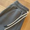 Cotton Polar Fleece Thickened Nine-point Leggings Men's Autumn and Winter Plus Velvet Elastic Waist Casual Trousers