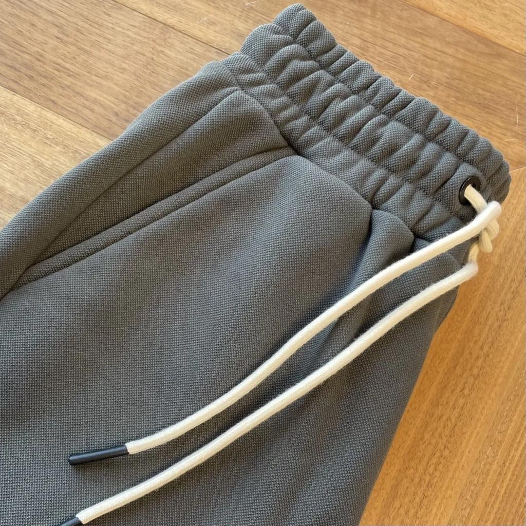 Cotton Polar Fleece Thickened Nine-point Leggings Men's Autumn and Winter Plus Velvet Elastic Waist Casual Trousers