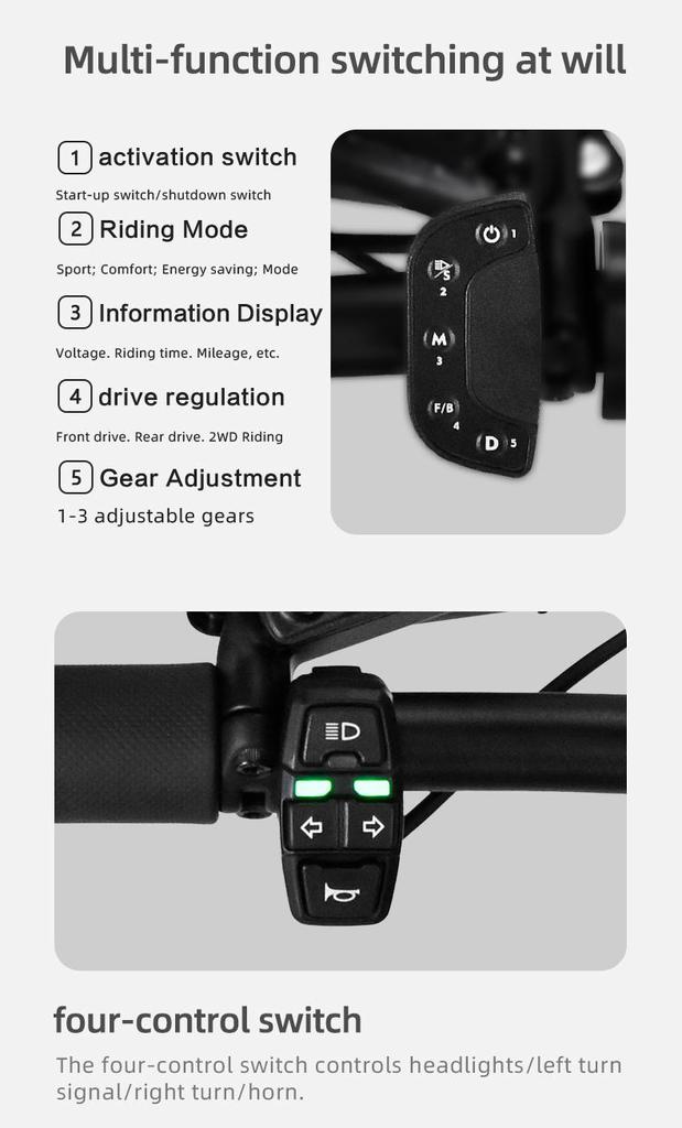 BOYUEDA Q7 Pro Max 1600W Dual Motor Electric Scooter - 70KM/H, 110KM Range, 10" Tires, Foldable Design
