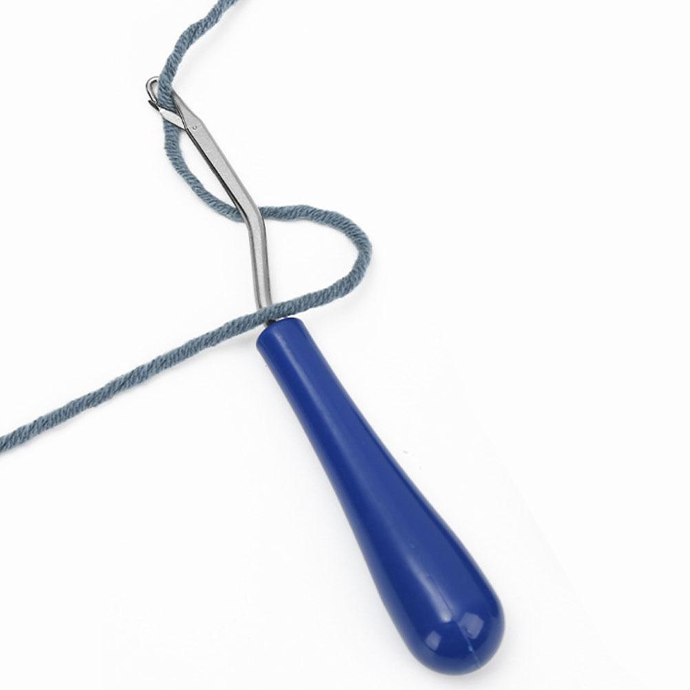 Plastic Crochet Hook Needle for Braiding Latch Hooking Weave Tool for Hair Weaving Knit Hook Needle for Hair Weaving Crochet