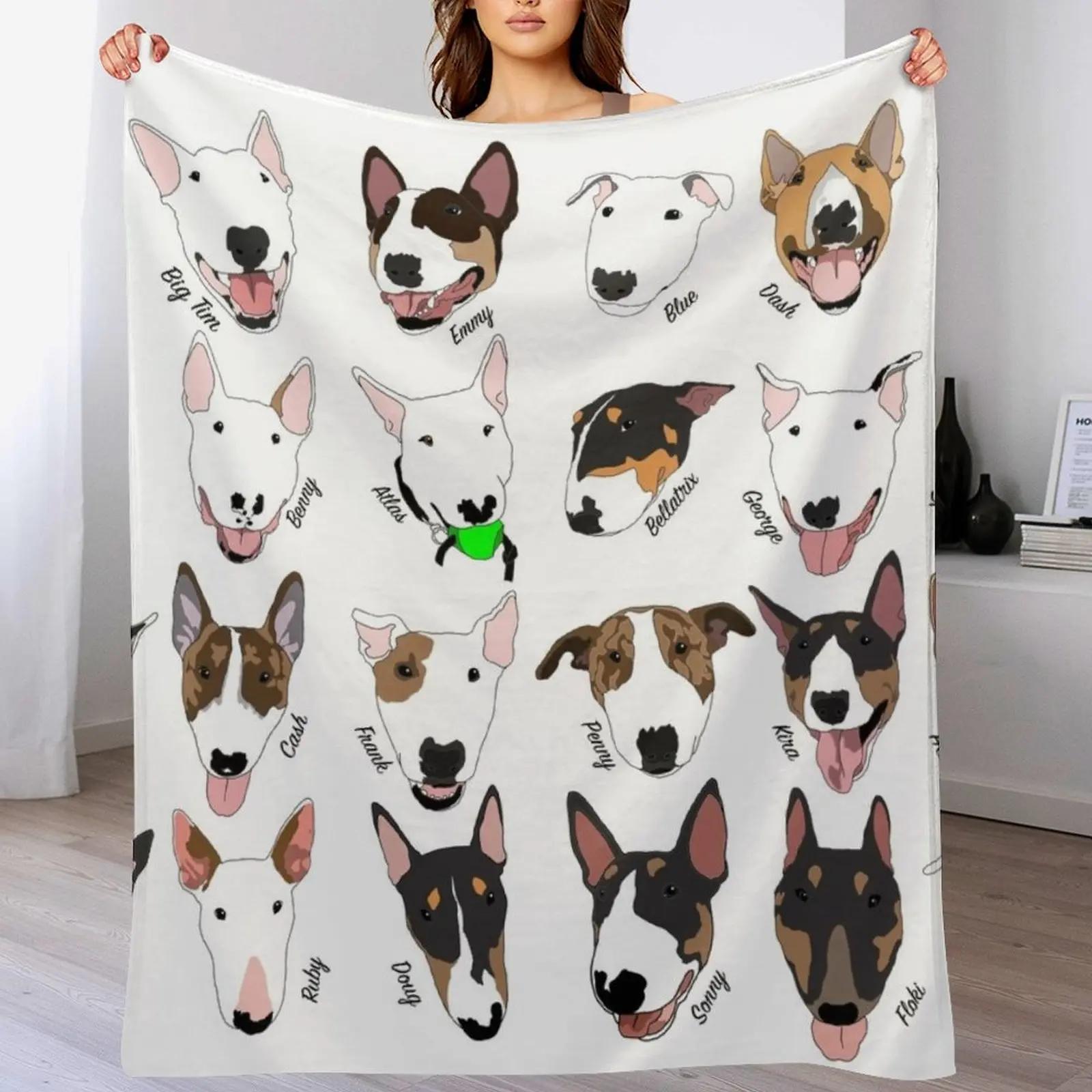 Плед Glasgow Bull Terrier Club Легкий теплый плед для путешествий и кемпинга 102x76cm(40x30in)