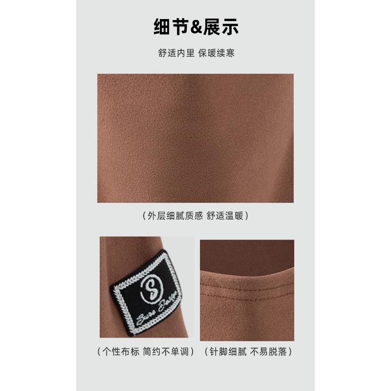 Womens Winter Warm Fleece Neck Scarf For Cycling Skiing Windproof Cold Protection