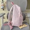 Student Schoolbag Large Capacity Check Backpack