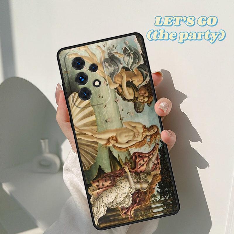 Sandro botticelli Renaissance art phone case For Samsung A42 A31 A40 A51 A71 A32 A80 A91 A52 A72 A20e A21S A50 A70 A11 A12 Cover