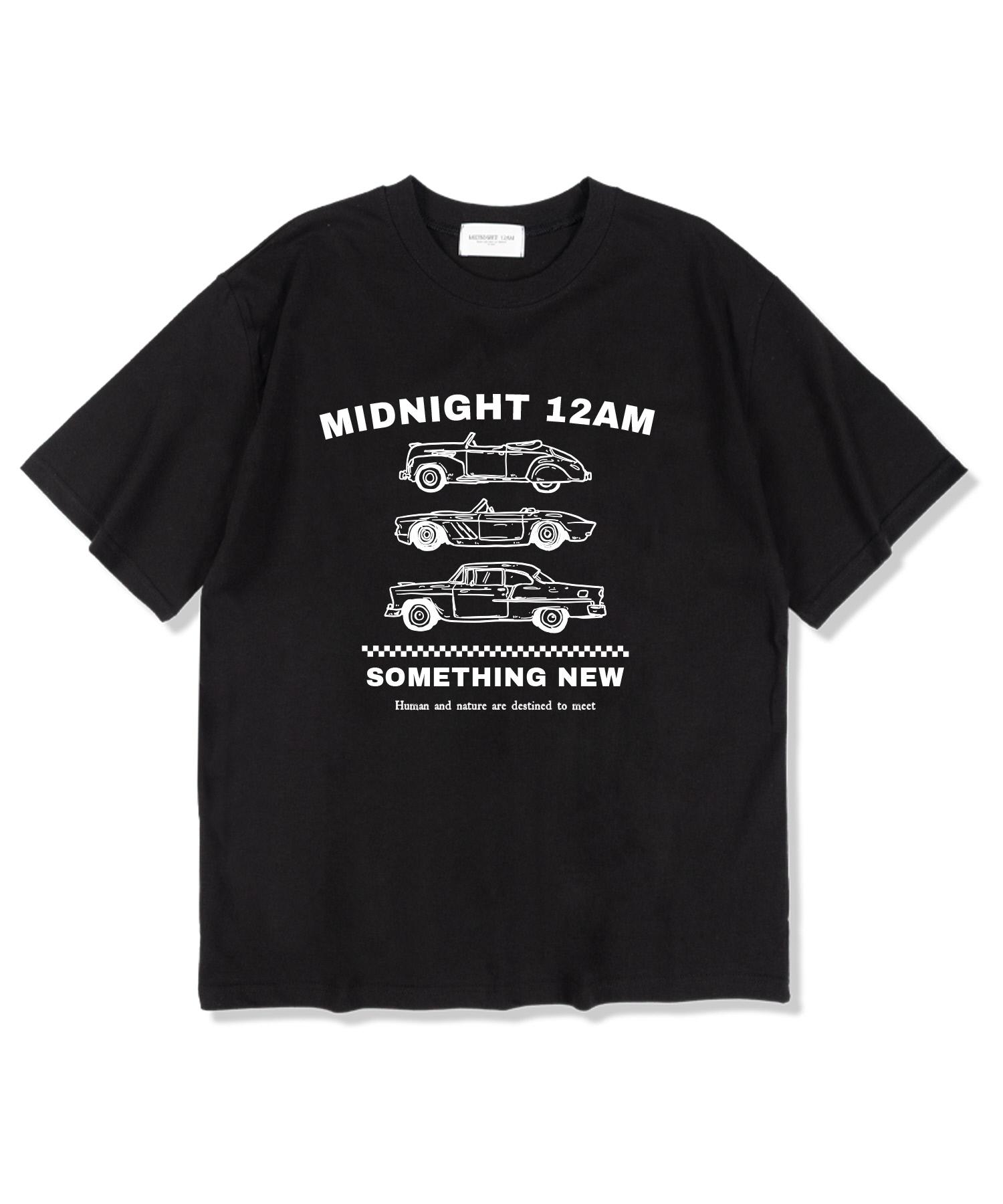 Midnight 12 Am Something Am Short Sleeve T-Shirt Black L