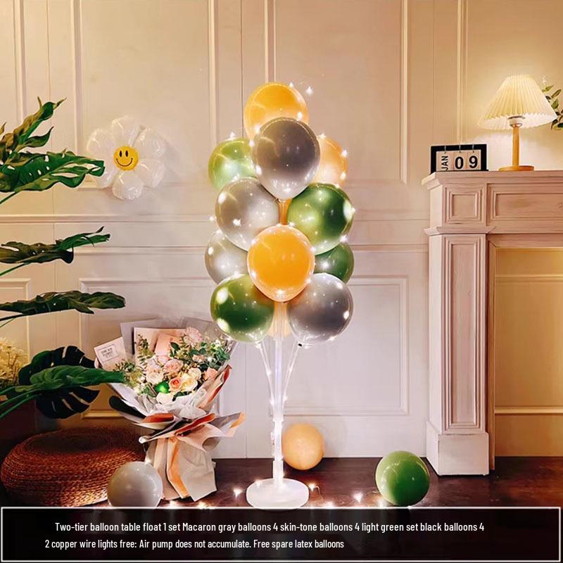 Luminous Balloon Floor Stand for Events: Birthday, Wedding, Anniversary, Party, and More.