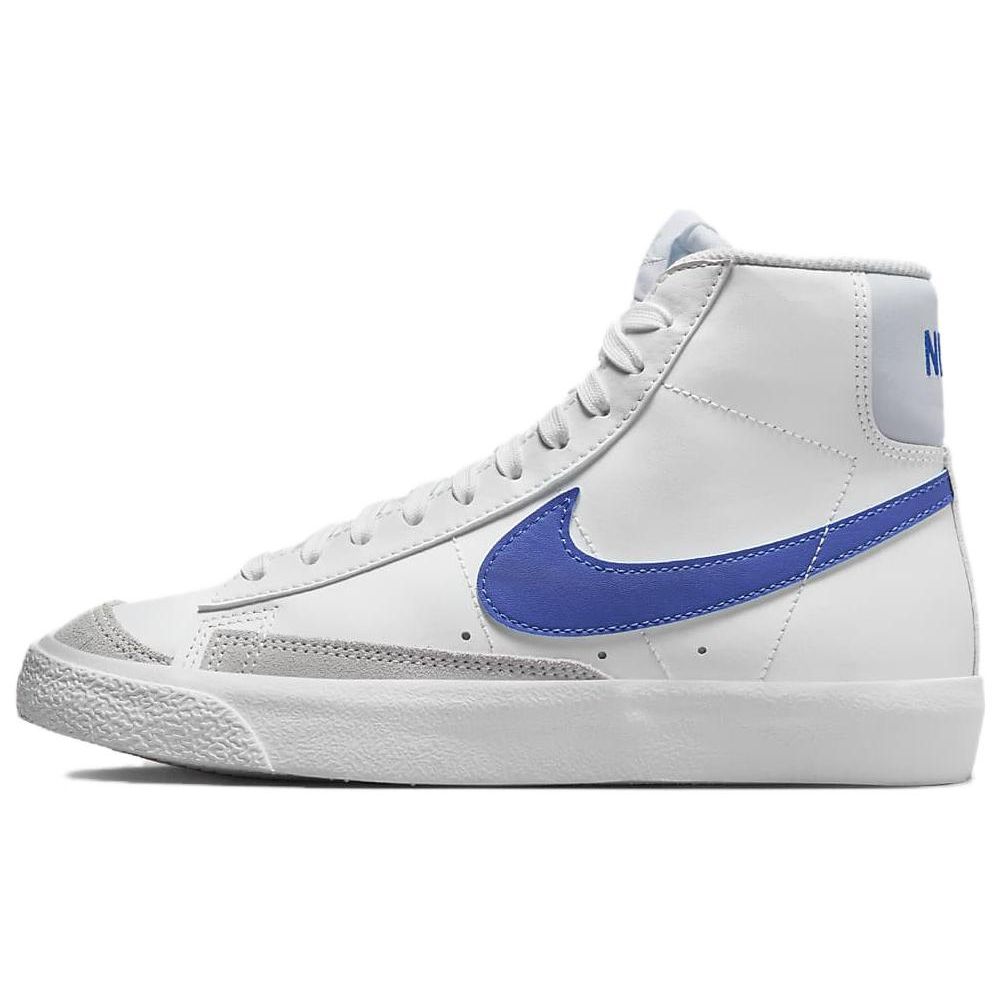 Nike Blazer Mid 77 GS Game Royal Kids Sneakers White Pure-Platinum DA4086-113 35.5
