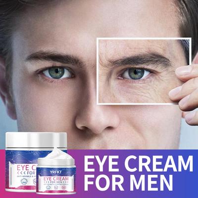 Creme para Olhos Masculino Creme Anti-Rugas dessaliniza linhas finas, olheiras e olhos de panda