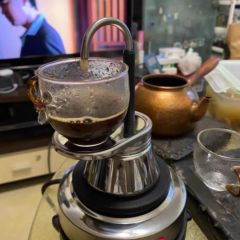 Single/Double Tube Espresso Maker Easy To Operate & Quick Cleanup Pot Italian Coffee Machine Maker 1/2/4 Cups Gift for Man Women