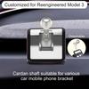 Car Phone Holder For Tesla Model3 Highland Model Y 2019-2024 Metal Mount Adjustable Magnetic Car Phone Support Frame Accessories
