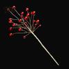 Elegant Mantlepiece Display Accents Faux Crystal Christmas Tree Picks with Bendable Wire, Acrylic Pearl Sprays Festive Bouquet Filler Strands