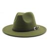 1 Stück Britischer Stil Filz Jazz Fedora Hut Panama Trilby Hüte Für Damen Herren Gentleman Hochzeitsfeier Hut