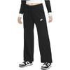 Nike Women's Mid-Rise Wide-Leg Sweatpants Black (Unisex) Casual Pants FB2728 010