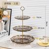 Fruit Plate, Living Room, Household Tea Table, Multi-Layer Afternoon Tea, Dim Sum Cake Plate, Dessert, Front Desk Display Shelf, Light Luxury