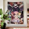 Puella Magi Madoka Magica DIY Wall Tapestry Hanging Tarot Hippie Wall Rugs Dorm Home Decor
