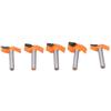 5Pcs 6mm Shank Router Bit Yellow Milling Cutter for Cabinet Door Woodworking Cutter Tools