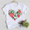 Short Sleeve Casual Tee Top Avocado Lovely Style Shirt Lady Clothes Fashion Tshirt Summer Female T Women Graphic T-shirts
