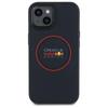 Red Bull Rbhmp15S24Puilvr Iphone 15 6.1 Hartschale Marineblau/Navy Leder Roter Ring Magsafe