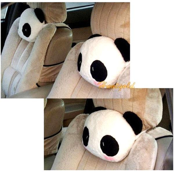 panda car headrest