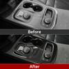For Dodge Durango (2014-2020) Center Console Gear Shift Panel Cover Carbon Fiber Interior Sticker Car ABS Trim Accessories