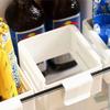 2PCS Adjustable Retractable Fridge Storage Box Hanging Fridge Storage Container  for Home