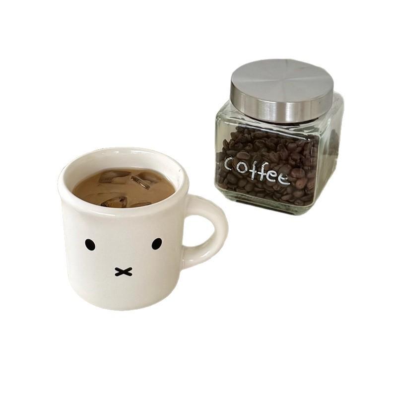 Niedlicher Hase Keramiktasse Wasserbecher Ins Stil Kaffeetasse Hochwertig Aussehende Haushaltstasse Frühstückstasse Cartoon Milchtasse