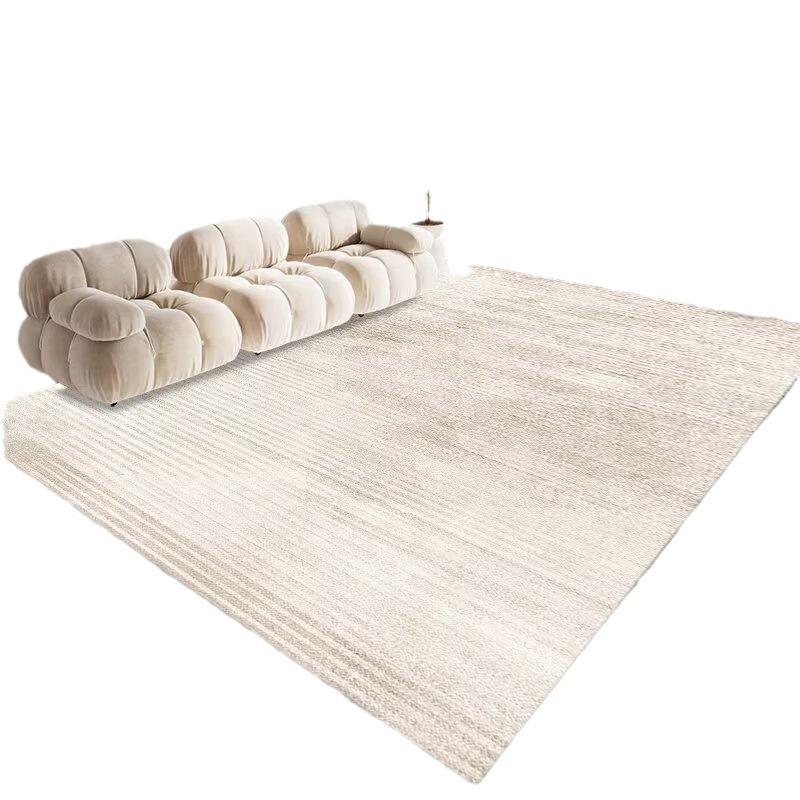 Simple Living Room Sand Carpet, Bedroom Bedside Carpet, Household Commercial Crystal Velvet Thickened Floor Mat