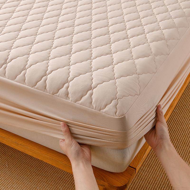 Waterproof Cotton Thick Mattress Cover Protector Breathable Adjustable Bed Cover Thicken Mattress Cover Protector Non-Slip Bed