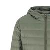 Emporio Armani EA7 Logo Print Hooded Zip Long Sleeve Down Jacket Men Outerwear Green 8NPB24-PNGPZ-1846