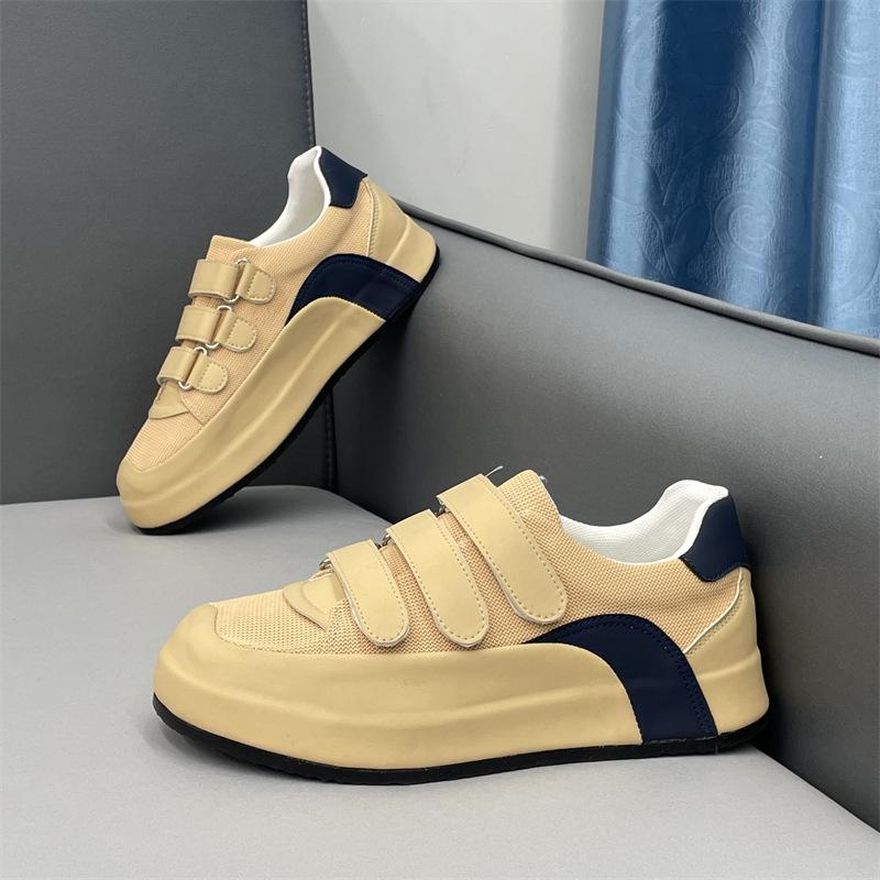 Nové prodyšné ležérní boty na měkké podrážce se suchým zipem, skate boty Su Chaozi dnh