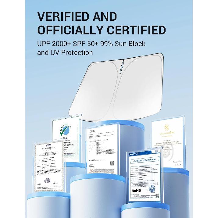 Proadsy 2025 Upgrade Front Windshield Sun Shade Foldable RAV4 Sunshade Protector Fit -2025 RAV-4 SUV Crossover, TRD Off-Road, LE XLE Premium Limited