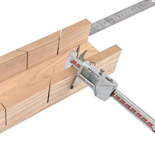Woodworking Mitre Box Cabinet 45 Degree Cutting Jig For Wood Strips Crafting Home Improvement Hand Saws Tools