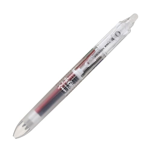 Pilot Frixion Ball 4 Erasable Multi-Color Ballpoint Pen (Transparent Body)
