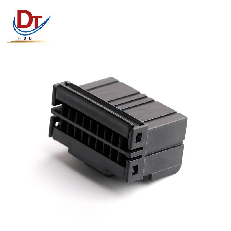 20-Pin Black Automotive Wiring Harness Plastic Connector Housing 174047-2 Connector Housing