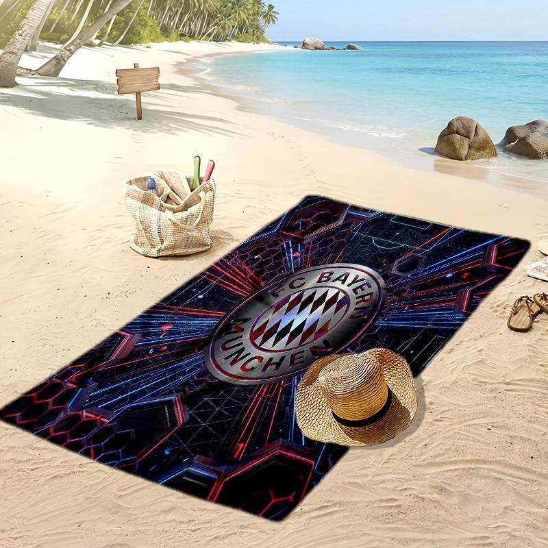 Bayern Munich Printed Beach Towel Quick Dry Soft TowelPortable Large Rectangular Beach Blanket for Travel Swimming Pool