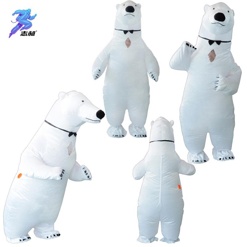 Snowman Inflatable Christmas Halloween Festival Carnival Stage Party Costume