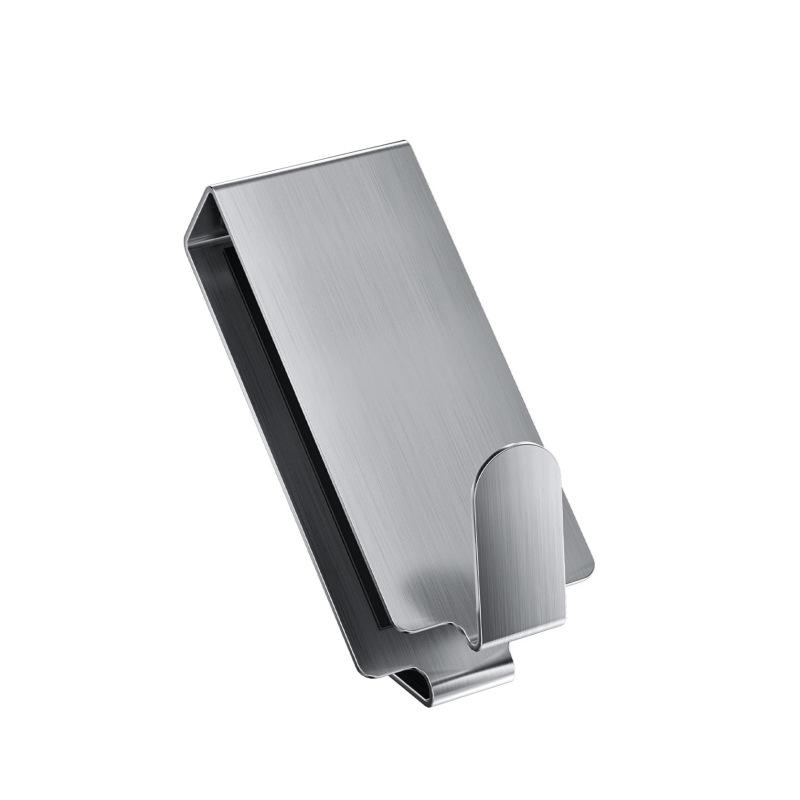 

1 шт./2 шт. Крючки для душевой двери Повседневный стиль Легкая установка Навесные крючки для стеклянных дверей ванной комнаты Самоклеящиеся без сверления