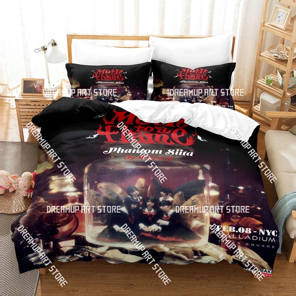 3D Printed Phantom Saita Band Bedding Set for Boys Girls Duvet Cover Pillowcase Twin Queen King Full Single Double Sizes