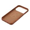 KIGC For iPhone 17 Pro Case Compatible with MagSafe PU Leather TPU Phone Back Cover