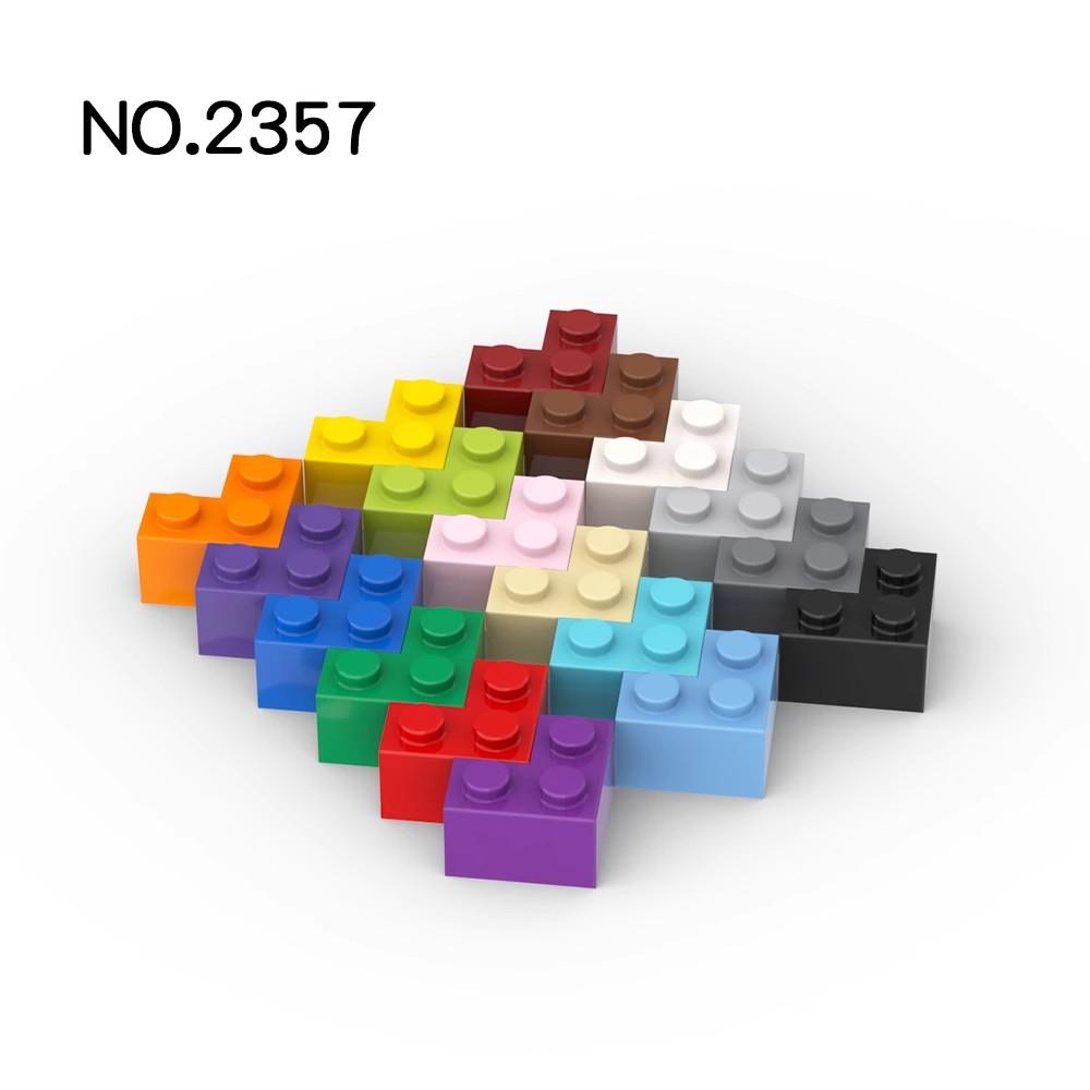 20Pcs MOC Parts 2357 Brick 2 x 2 Corner Compatible Bricks DIY Assmble Building Blocks Particle Kid Brain Toy Gift